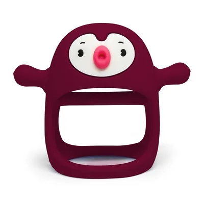 SMILY MIA M12030-4 Gryzak Silikonowy Pingwin Buddy Red