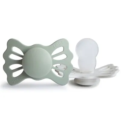 FRIGG F100492 Lucky Smoczek Symetryczny 2-PAK Silikon 6-18M Sage / Silver