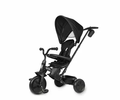 MILLY MALLY Qplay Rowerek Trójkołowy Elite Platinum Black