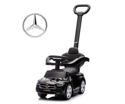 MILLY MALLY 6111 Pojazd Z Rączką MERCEDES C-Class Deluxe Black