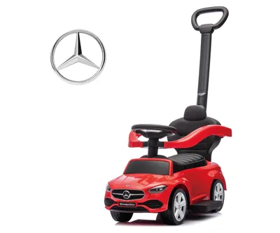 MILLY MALLY 6108 Pojazd Z Rączką MERCEDES C-Class Deluxe Red