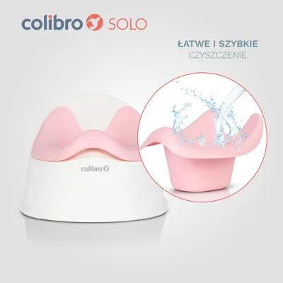 COLIBRO Nocnik Dziecięcy SOLO ROSE - Różowy