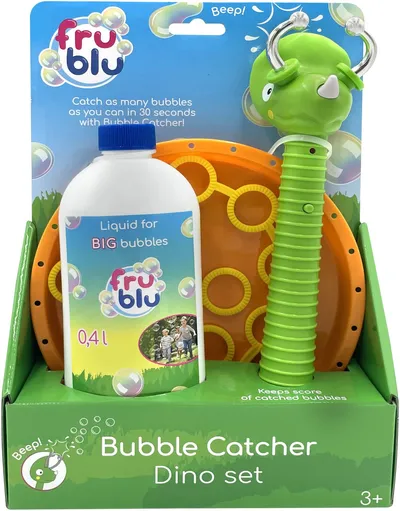 FRU BLU DKF0913 Zestaw Łapacz Baniek Dino + Płyn 0,4l