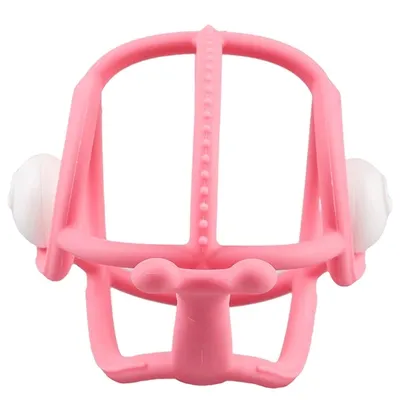 Mombella 00606 Gryzak Z Grzechotką Ślimak Pink
