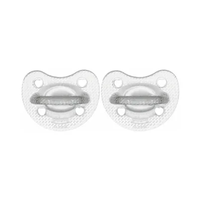 CHICCO 00073087310000 Smoczek PF CRYSTAL 6-16M 2 szt