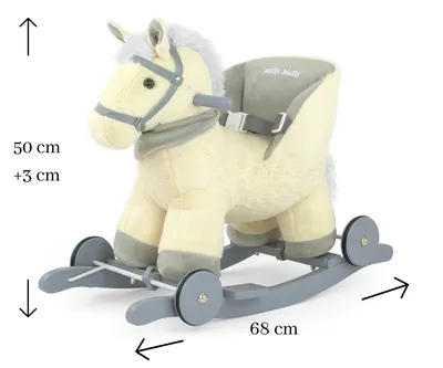 MILLY MALLY 2195 Koń Polly Beige