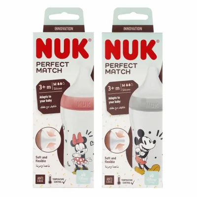 NUK 742036 Butelka Silikonowa PP 260ml MICKEY
