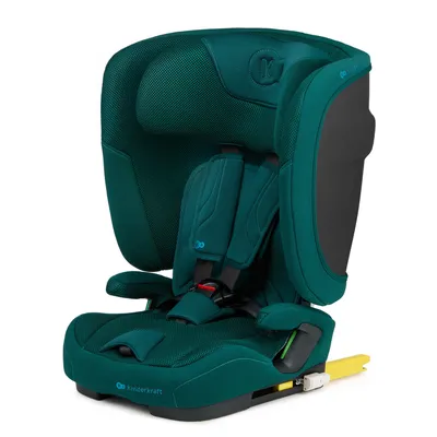 KINDERKRAFT Fotelik Samochodowy FIX2GO I-Size 76-150CM Green