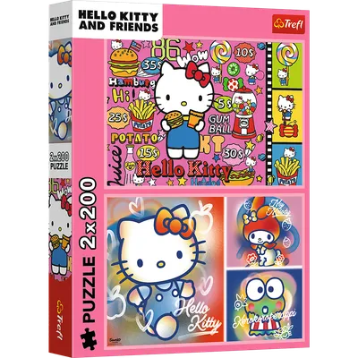 TREFL 13336 Puzzle 2x200 Hello Kitty I Przyjaciele