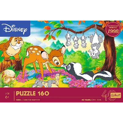TREFL 40054 Puzzle 160 Bambi I Leśni Przyjaciele