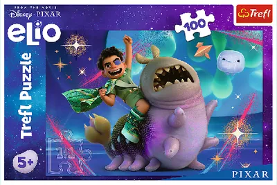 TREFL 16497 Puzzle 100 Elio I Kosmiczna Przygoda