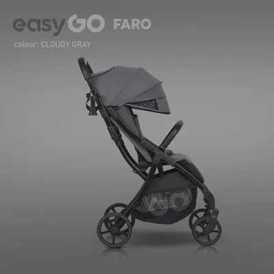 EASY GO Wózek Dziecięcy FARO CLOUDY GRAY