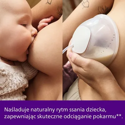AVENT SCF532/11 Elektryczny Podwójny Laktator Samonośny