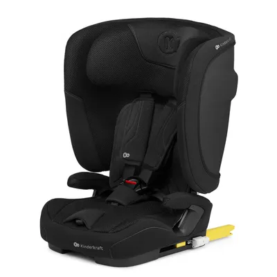 KINDERKRAFT Fotelik Samochodowy FIX2GO I-Size 76-150 cm Black