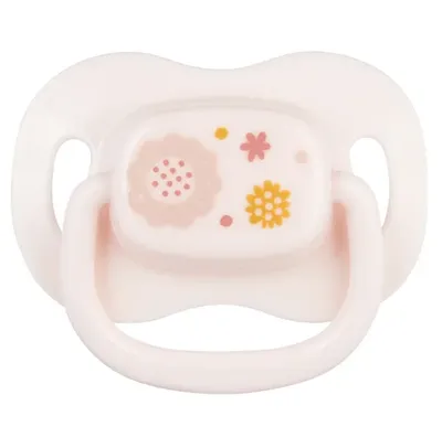 CANPOL 22/580_PIN_NEW Smoczek Uspokajający Silikon Symetryczny 0-6M Newborn Baby - Różowy