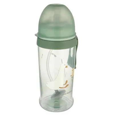 CANPOL 56/510_GRE Bidon Niekapek Z Rurką I Odważnikiem 350ml GOOSE