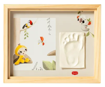 TINY LOVE CREATIONS TLC1660700 Ramka Na Zdjęcie I Odcisk Drewniana