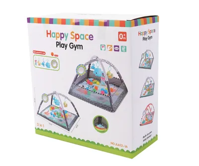 MILLY MALLY 6146 TinyMini JL652-1A Mata Edukacyjna 2w1 Kojec Dziecięcy Z Piłeczkami