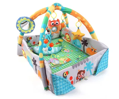 MILLY MALLY 6142 TinyMini JL628-1B Mata Edukacyjna 4w1 Dżungla