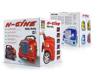 MILLY MALLY 6430 Silnik Rozkręcalny N-Gine Blue