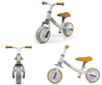 MILLY MALLY 6377 Rowerek Biegowy Skippy White