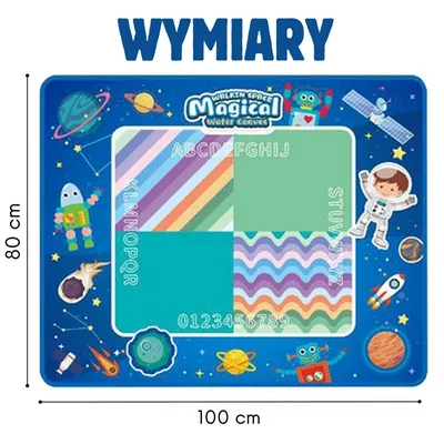 WOOPIE 56126 Mata Wodna Do Malowania Kosmos
