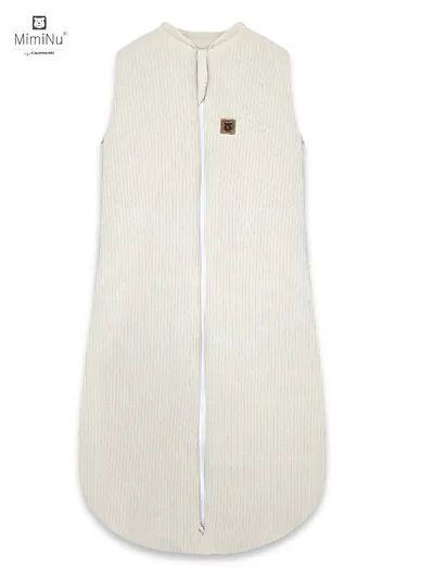 KIECZMERSKI Śpiworek Do Spania Całoroczny MIMINU SOFT TEDDY 2,5 TOG Beż 62/76CM 3-12M