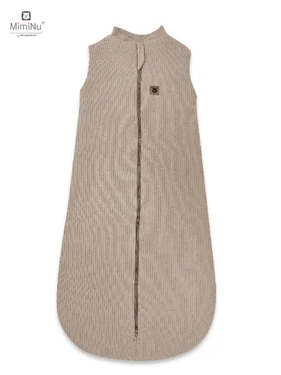 KIECZMERSKI Śpiworek Do Spania Całoroczny MIMINU SOFT TEDDY 2,5 TOG Mokka 62/76CM 3-12M