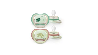 AVENT SCF376/31 Smoczek Ultra Air Night 6-18M Oliwka / Liście