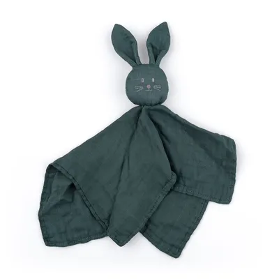 PETITE&MARS 416817 Bambusowa Muślinowa Przytulanka Hugo Misty Green
