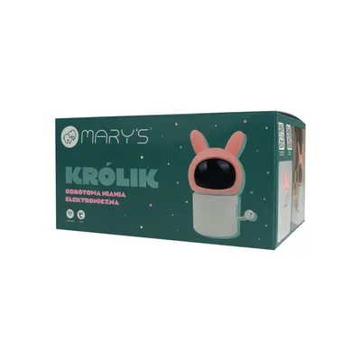 MARY'S MW61444 Obrotowa Niania Kamera Elektroniczna Królik WIFI TUYA - Różowy