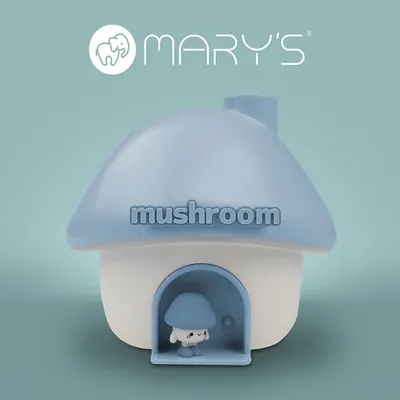 MARY'S MW61498 Nawilżacz Powietrza LED Grzybek - Niebieski