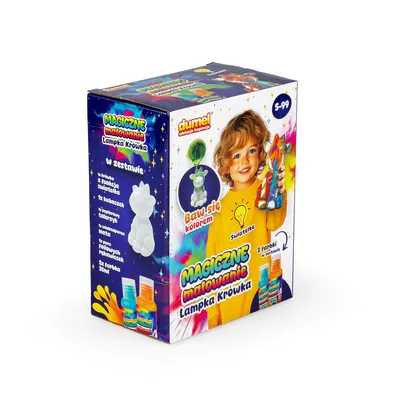 DUMEL DD 30618 Magiczne Malowanie - Lampka Krówka