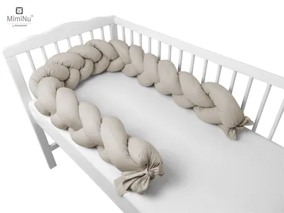 KIECZMERSKI Ochraniacz - Warkocz Bawełna 100% DŁ.240 cm Beż