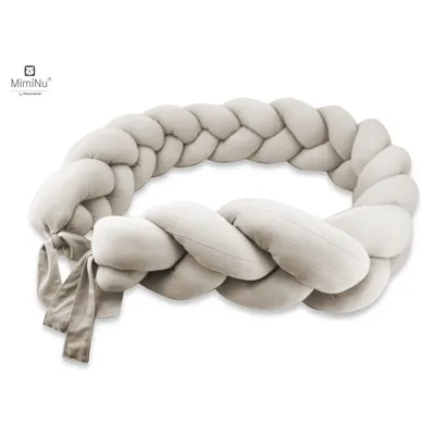 KIECZMERSKI Ochraniacz - Warkocz MIMINU SOFT 220-240CM Beż