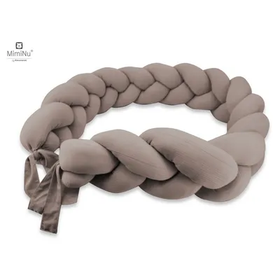 KIECZMERSKI Ochraniacz - Warkocz MIMINU SOFT 220-240CM Mokka