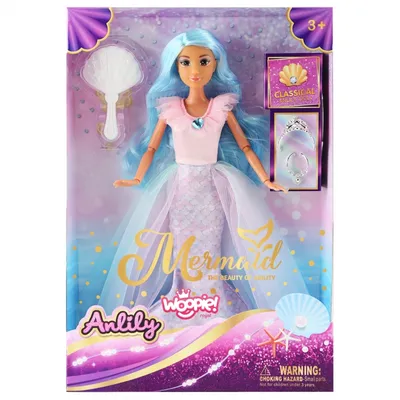 WOOPIE 58021 Royal Lalka Lili - Syrenka Z Akcesoriami
