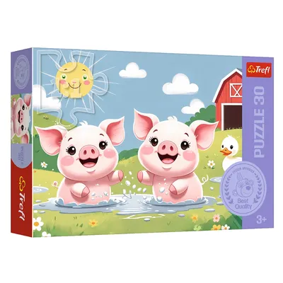 TREFL 18334 Puzzle 30 Wesołe Życie Na Wsi