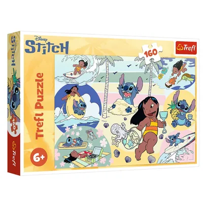 TREFL 15431 Puzzle 160 Stitch Rządzi