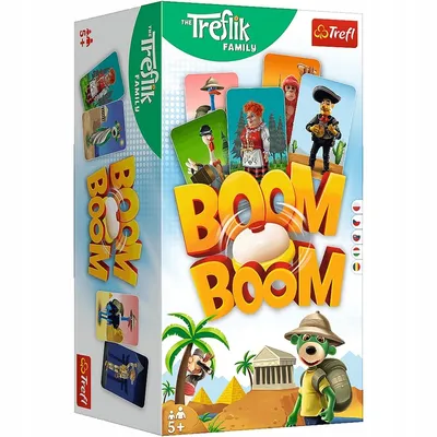 TREFL 02822 Gra Boom Boom / Rodzina Treflików