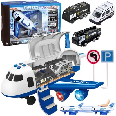 WOOPIE 58144 Samolot Transporter Policyjny