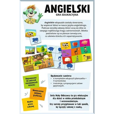 TREFL 02812 Gra Angielski / Mały Odkrywca