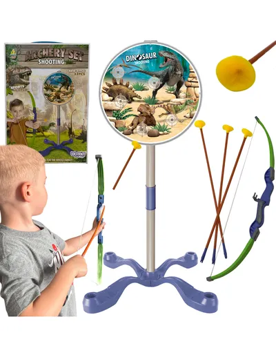 WOOPIE 45401 Zestaw Małego Łucznika Dinozaury 32 el
