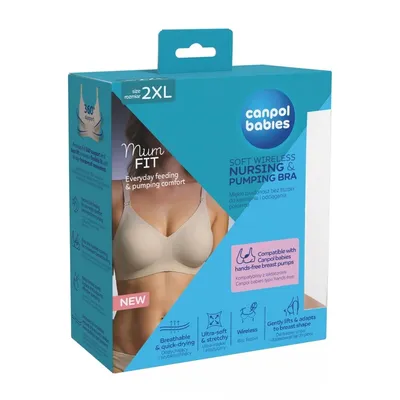 CANPOL 78/017 Mum Fit Biustonosz Do Karmienia I Odciągania 2XL