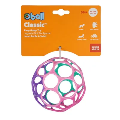 OBALL 12289-6 Piłka Classic 10 cm 0m - Różowo-Fioletowa