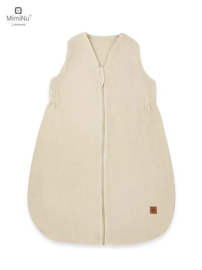 KIECZMERSKI Śpiworek Letni AVI MUŚLIN Bawełna 100% 74 cm, 0,5-1TOG Ciepły Beż