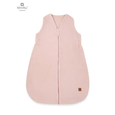 KIECZMERSKI Śpiworek Letni AVI MUŚLIN Bawełna 100% 74 cm, 0,5-1TOG Pudrowy Róż