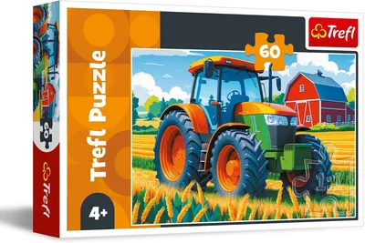 TREFL 16492 Puzzle 60 Pojazd Rolnika