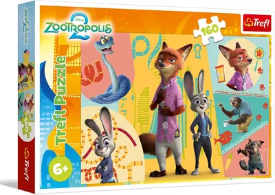 TREFL 15429 Puzzle 160 Razem W Zootopii