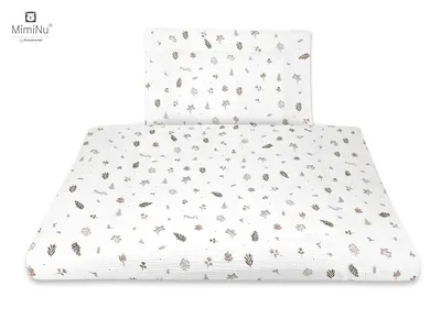 KIECZMERSKI Pościel C-2 100x135 cm MIMINU DESIGN Listki Bawełna 100%